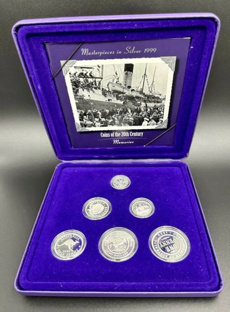 1999 Masterpieces in Silver - Memories. Set of 6 ... Image 1++