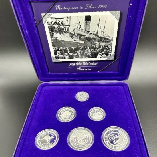1999 Masterpieces in Silver - Memories. Set of 6 ...