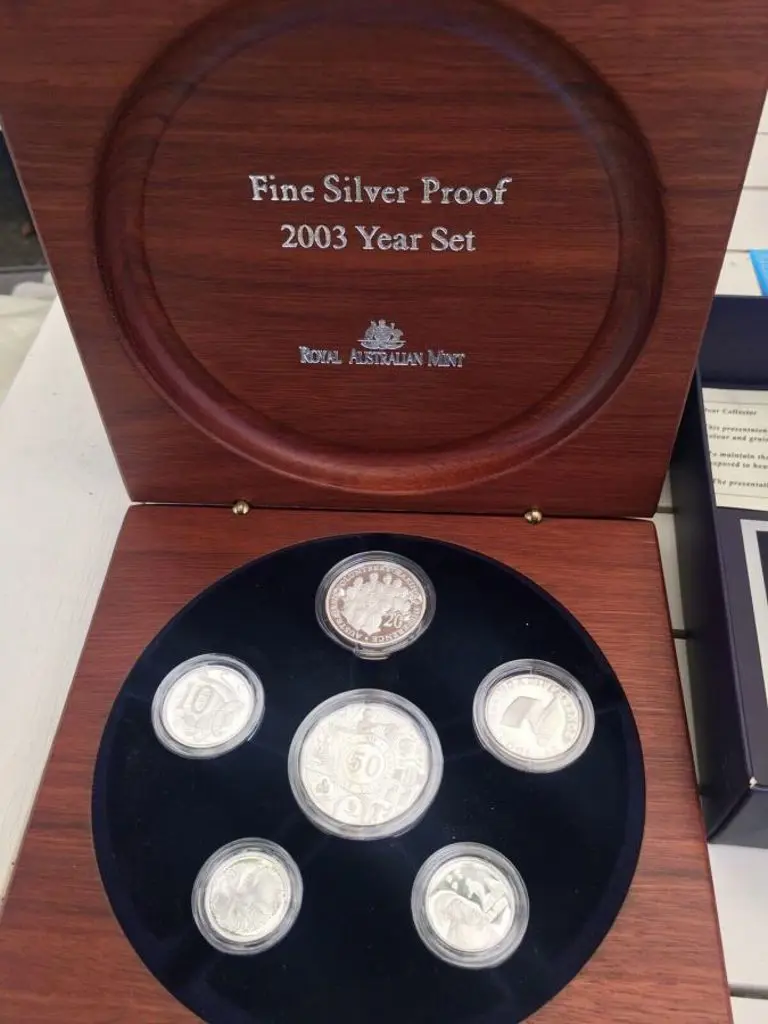 2003 Year Set Fine Silver Proof set of 6 in RAM ... Image 1++