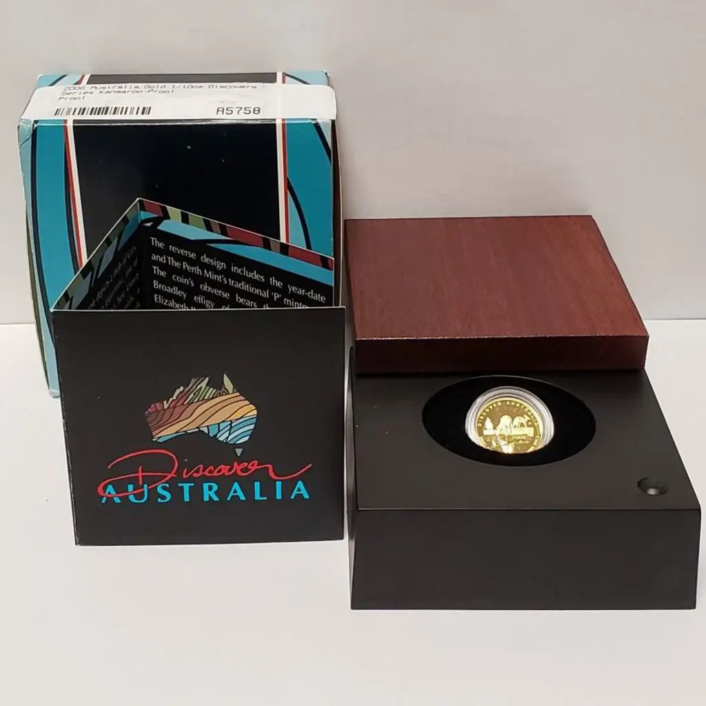 2006 $15 Grey Kangaroo 1/10oz gold coin in Perth ... Image 1++