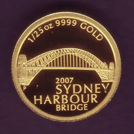 2006 $5 Sydney Harbour Bridge 1/25oz gold coin in ...