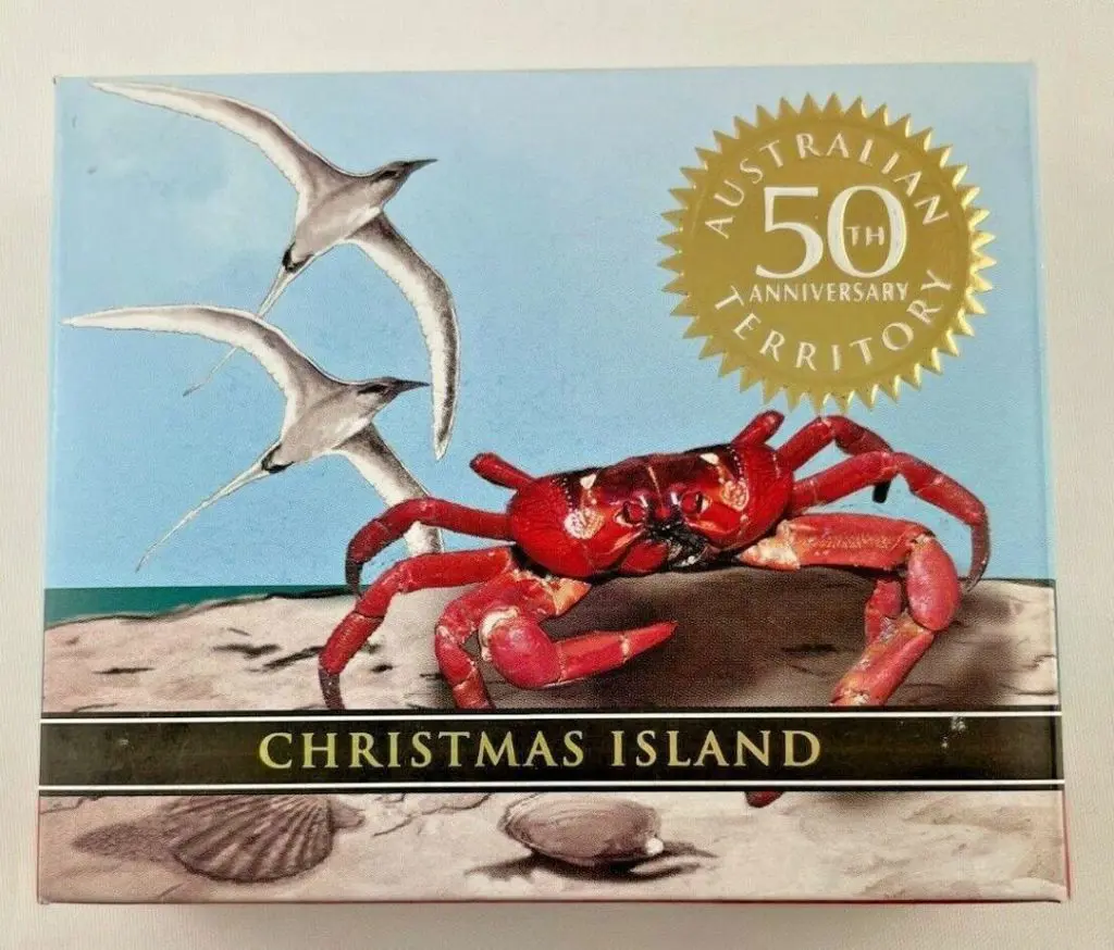 2008 $1 Christmas Island 50 Years as an Aust Terr. ... Image 1++