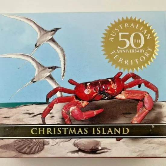 2008 $1 Christmas Island 50 Years as an Aust Terr. ...