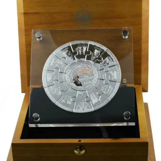 2008 $1 The First Fleet 1oz Silver Proof coin set ...
