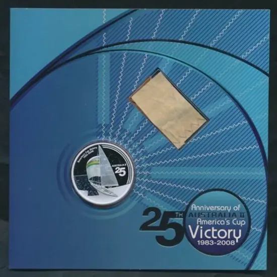 2008 America's Cup Victory 25th Anniv 50c coins in ...