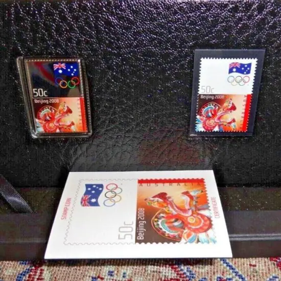 2008 Beijing Olympic Games Legal Tender Stamp Coin ...