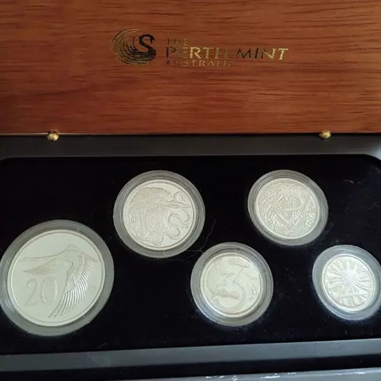 2009 1c to 20c Pattern Set of 5 Silver Proof coins ...