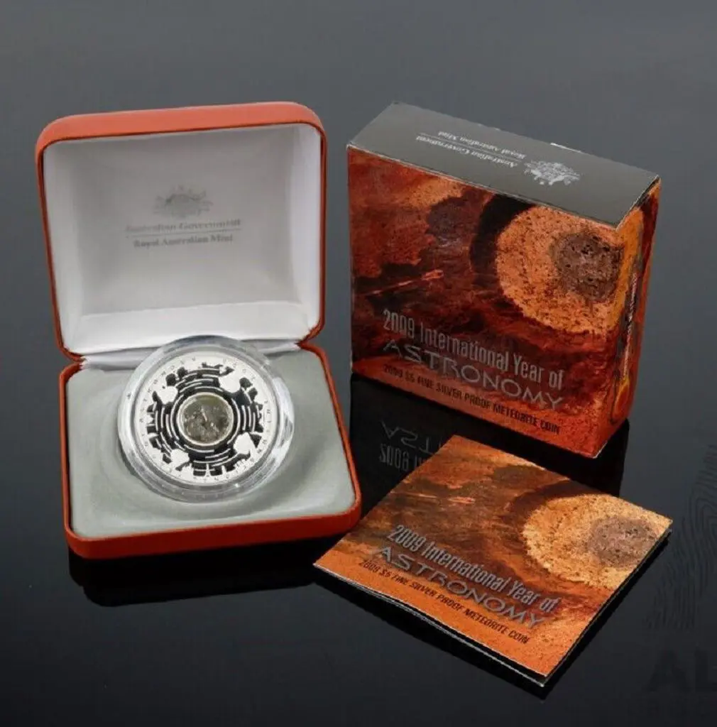 2009 $5 Int Year of Astronomy silver proof ... Image 1++