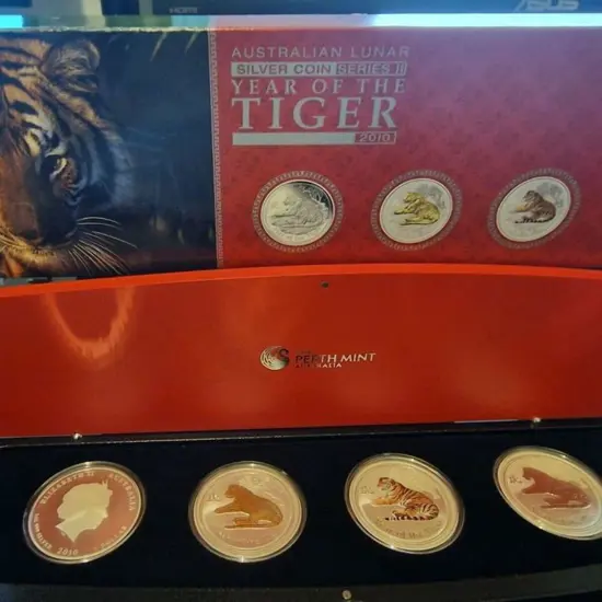 2010 "Year of the Tiger" Lunar Series II Silver ...