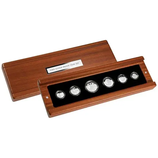 2011 Fine Silver Proof Year Set unopened in shrink ...