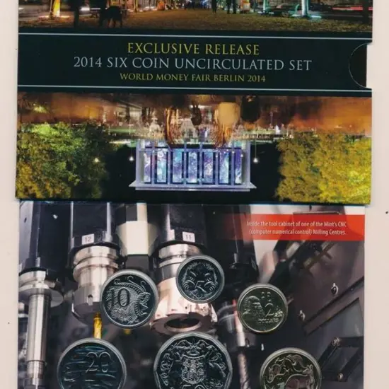 2011, 2012, 2013 & 2014 RAM 6 Coin Unc sets in ...