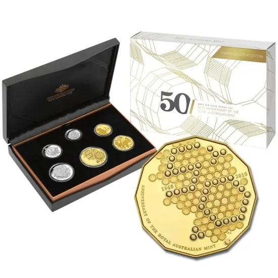 2011-2015 Six Coin Proof sets in RAM boxes incl ...
