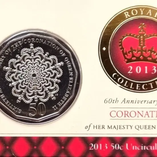 2013 & 2015 50c "Royal Collection" issues for 60th ...