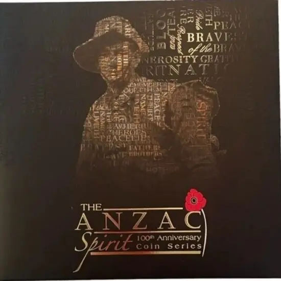 2014-2018 50c "The Anzac Spirit" 100th Anniv Coin ...