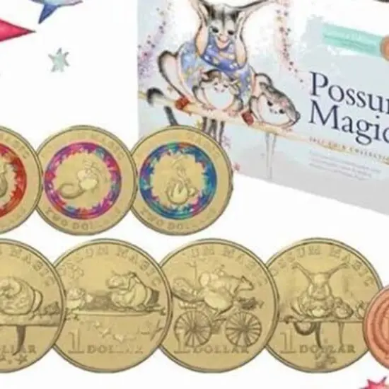 2017 "Possum Magic" Ram set of 8 incl 3 x $2 ...