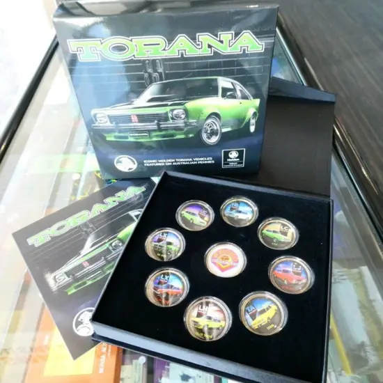 2018 Holden Torana set of 9 Aust Pennies plated in ...