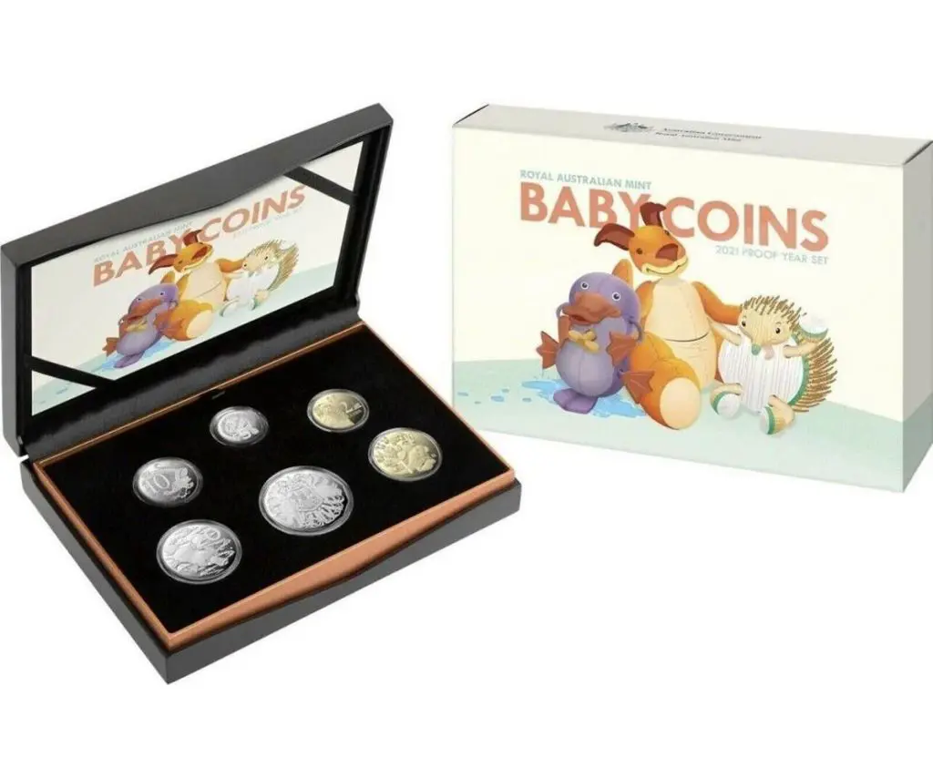 2021 Baby Coins Proof Year set in RAM case/box. ... Image 1++