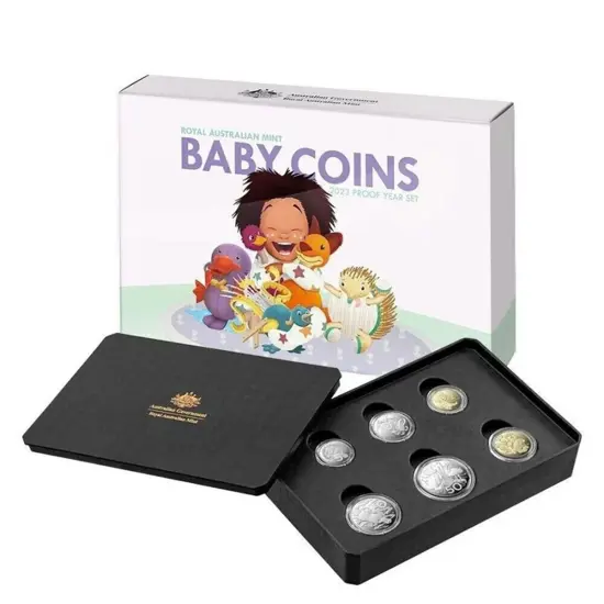 2023 "Baby Coins" Proof set of 6 plus 2023 $2 ...