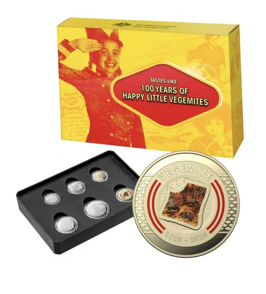 2023 "Happy Little Vegemites" 6 coin Unc & Proof ... Image 1++