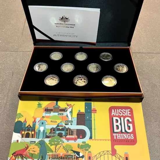 2023 $1 "Aussie Big Things" ten coin proof set in ...