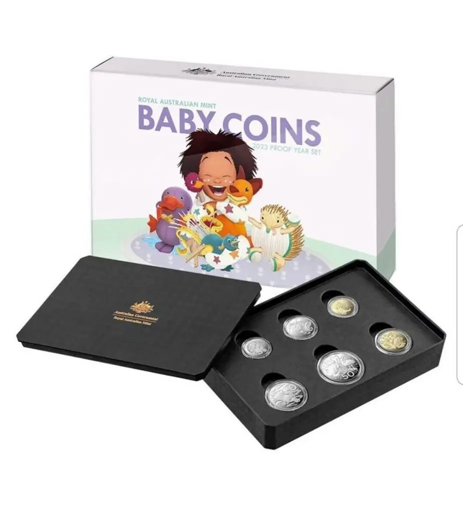 2023 Baby Coins Proof Year set in RAM case/box. ... Image 1++