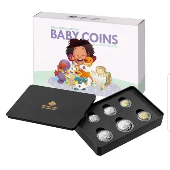 2023 Baby Coins Proof Year set in RAM case/box. ...
