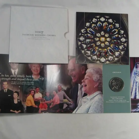 United Kingdom 2007 £5 Diamond Wedding Crown in ...
