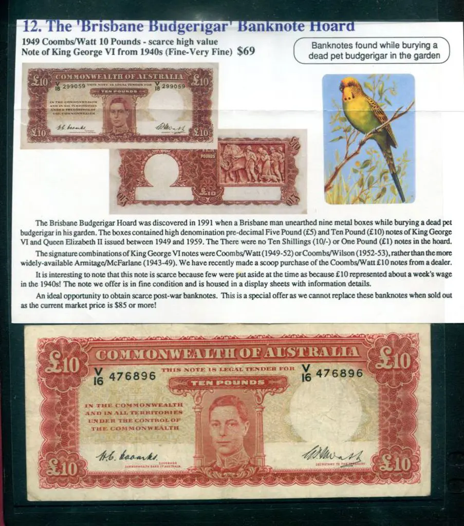 1949/52 Ten Pounds (£10) Coombs/Watt actual note ... Image 1++
