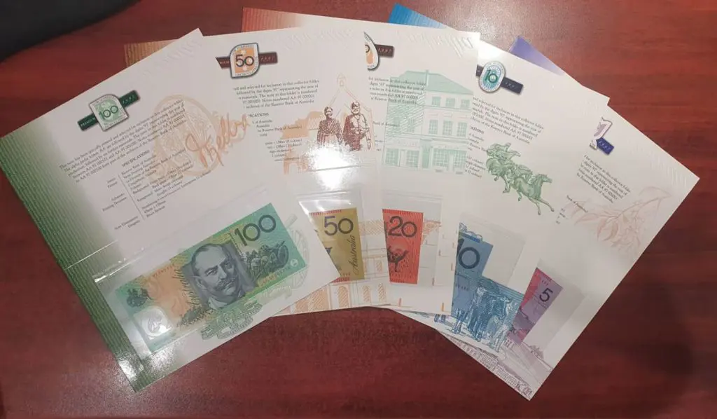 1997 $5, $10, $20, $50 & $100 as above but the ... Image 1++