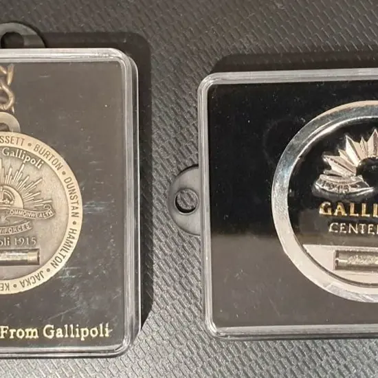2015 "Sands of Gallipoli" Two different commem ...