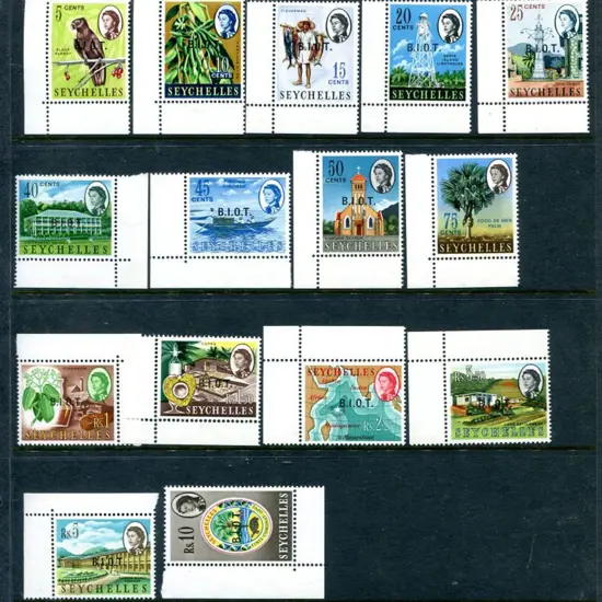 British Indian Ocean Territory 1968-1996 MUH on ...