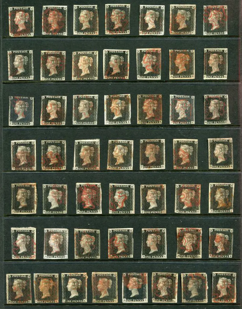 Great Britain 1840 1d blacks x 50 good to fine ... Image 1++