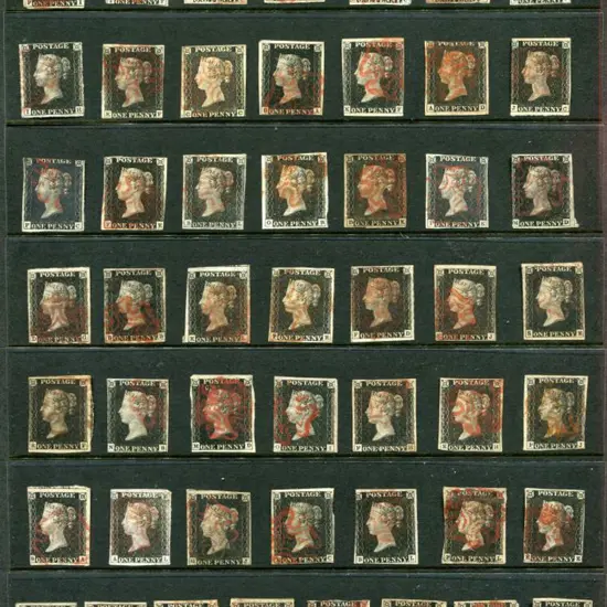 Great Britain 1840 1d blacks x 50 good to fine ...