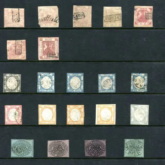 Italian States Range of all States excl Parma & ...