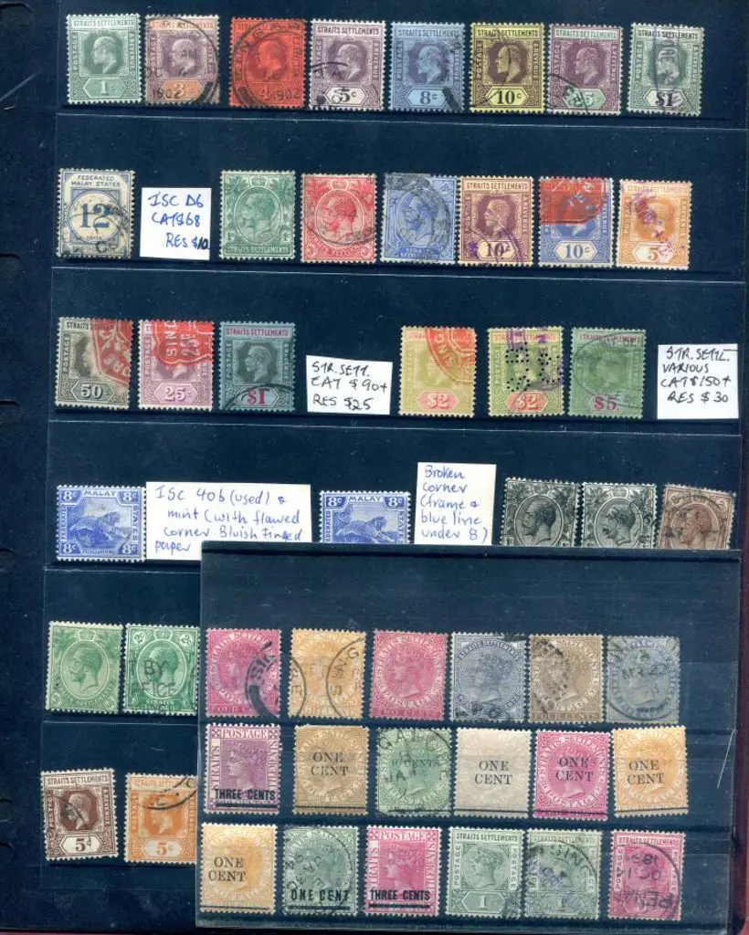 Malaya-Straits Settlements Modest mainly used ... Image 1++