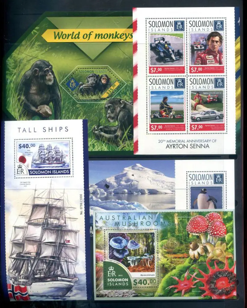 Solomon Islands 2012-2018 range of 200 different ... Image 1++