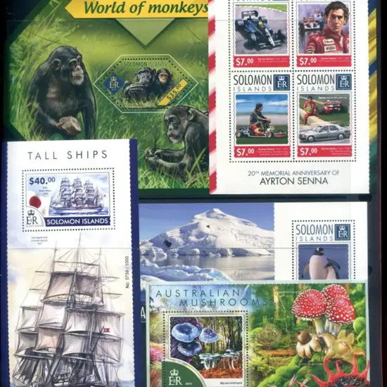 Solomon Islands 2012-2018 range of 200 different ...