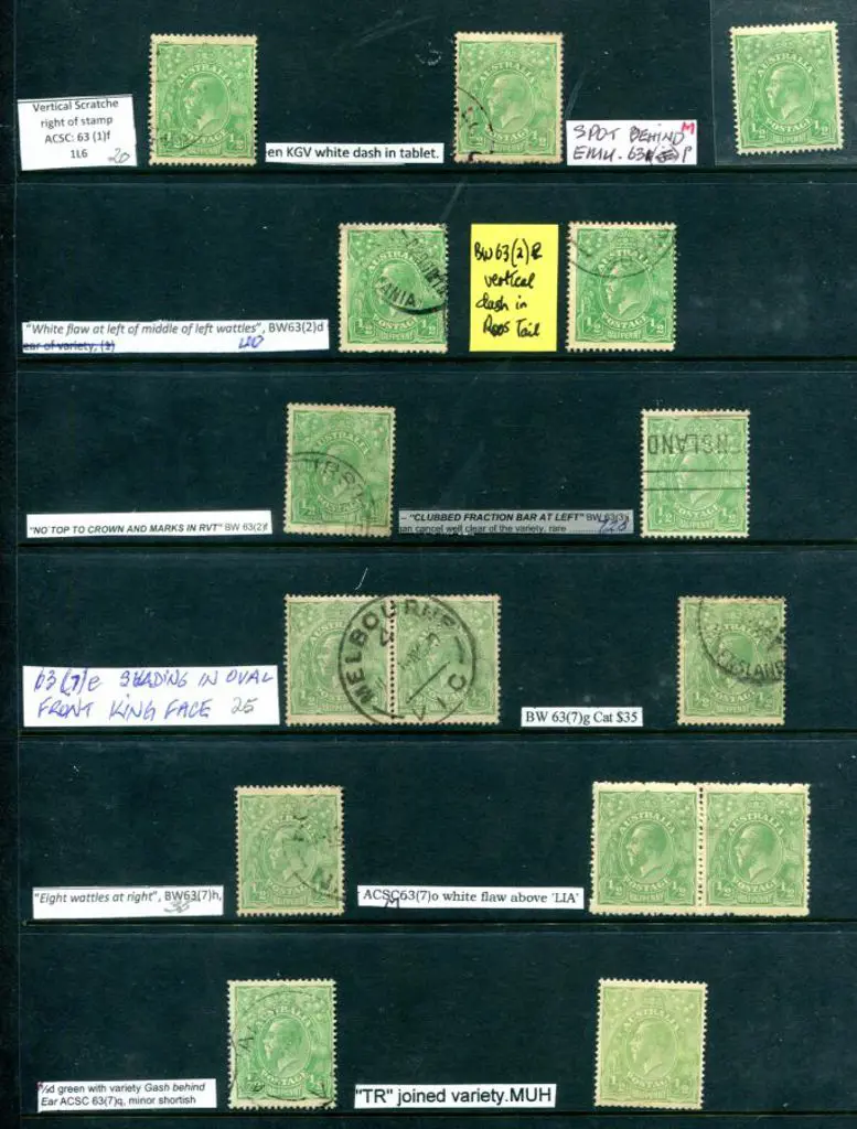 KGV ½d green selection on double sided Hagner incl ... Image 1++