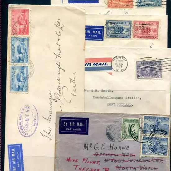 Airmails 1932-1936 variety of covers with majority ...