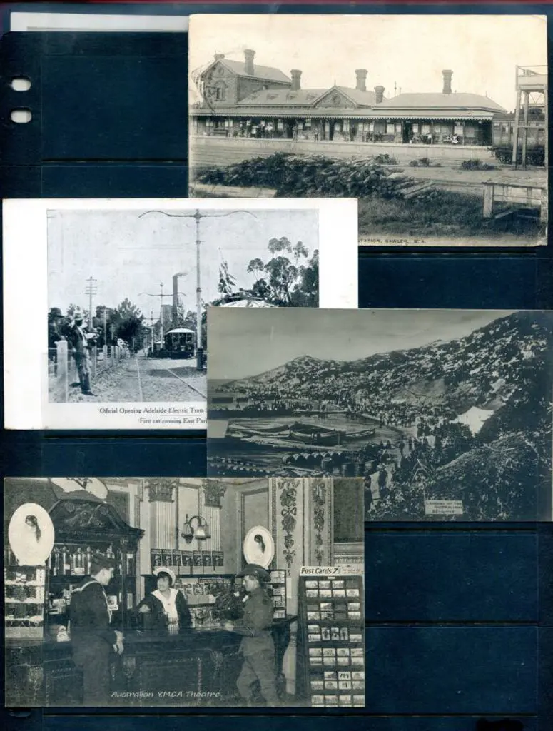 Postcards Group incl Railway Station Gawler SA, ... Image 1++