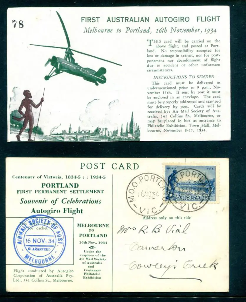 1934 (16th Nov) Portland, Victoria to Melbourne ... Image 1++