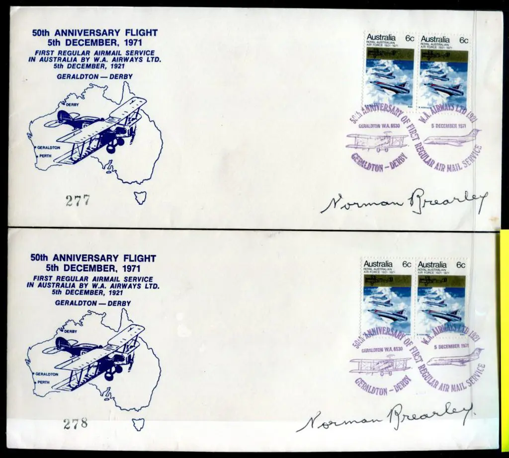 1971 (5th Dec) First Regular Airmail Service 50th ... Image 1++