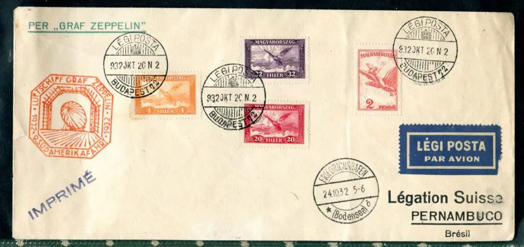 1932 (24th Oct) LZ127 9th South America Flight ... Image 1++