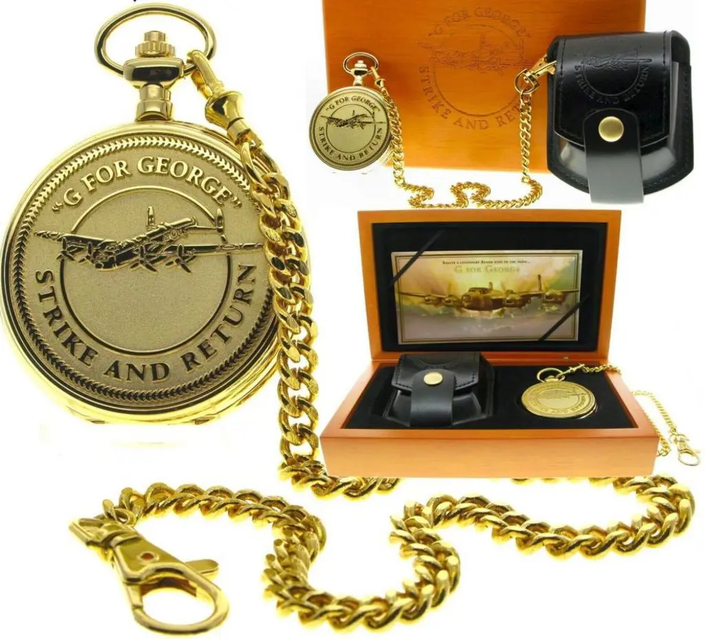 2010 Gold Plated Pocket Watch Set commemorating ... Image 1++