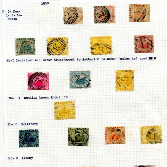 Postmarks - 15 Bar numerals The Barratt-Lennard ...