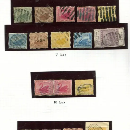 Postmarks - Dumb Obliterators Selection on WA Swan ...