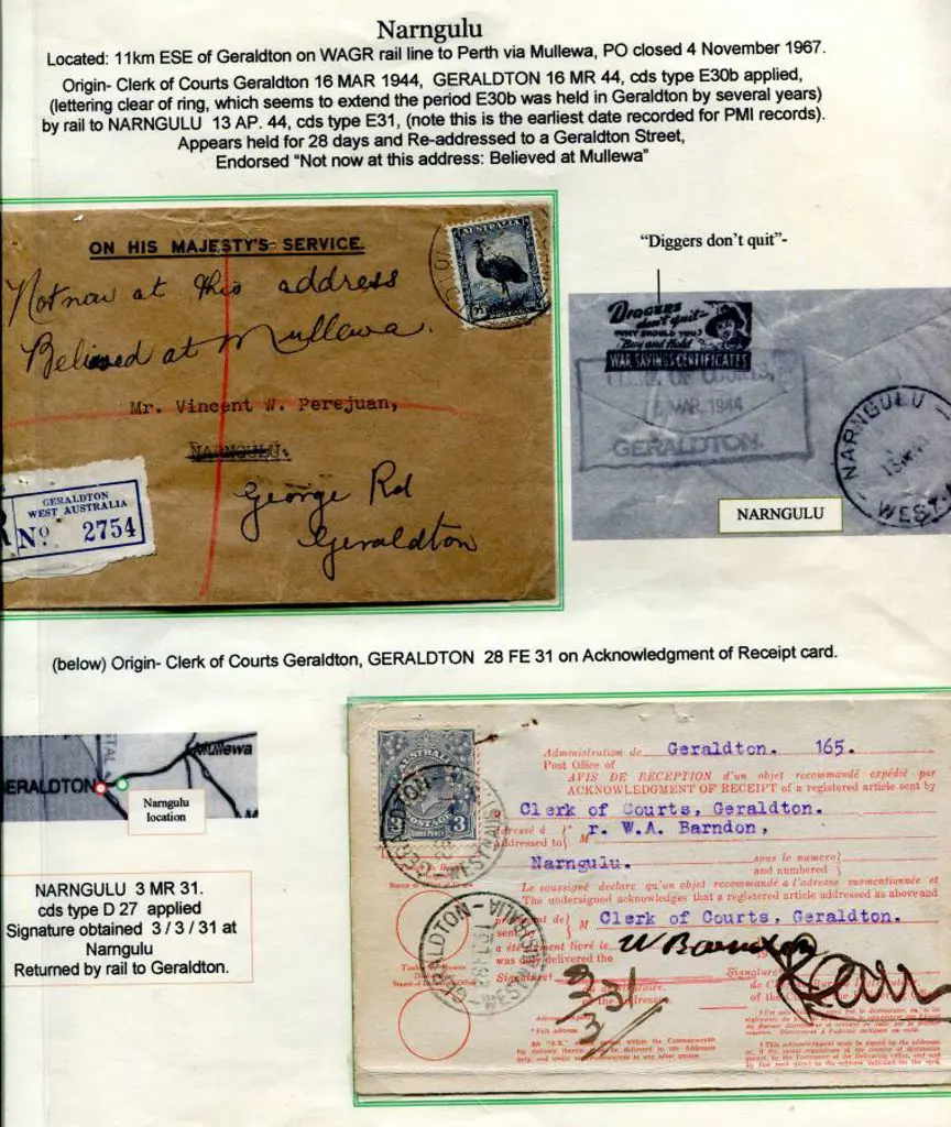Registered Mail Exhibit on 16 pages with standard ... Image 1++
