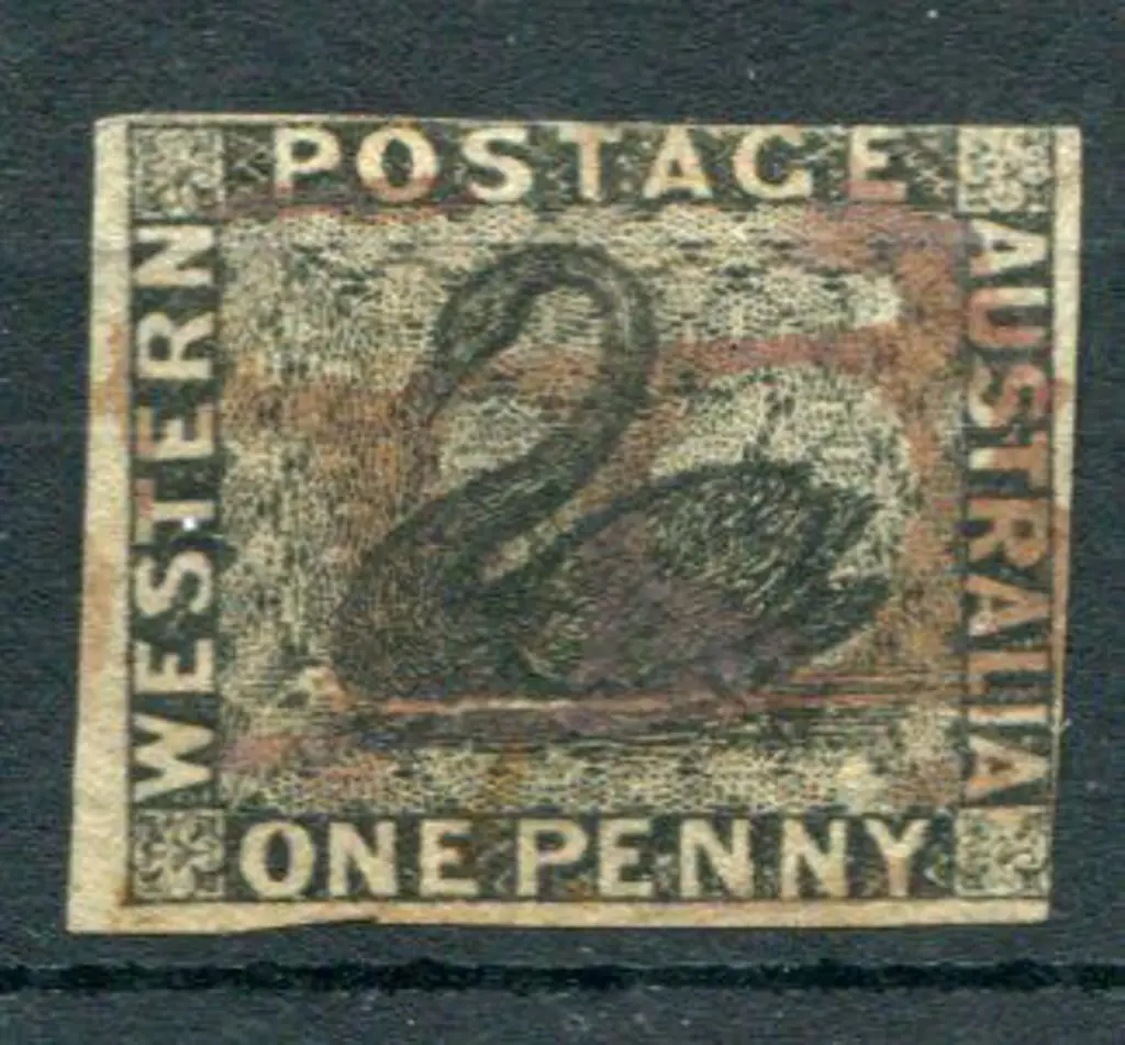 1854 1d black with 1 generous, 1 good & 2 just ... Image 1++