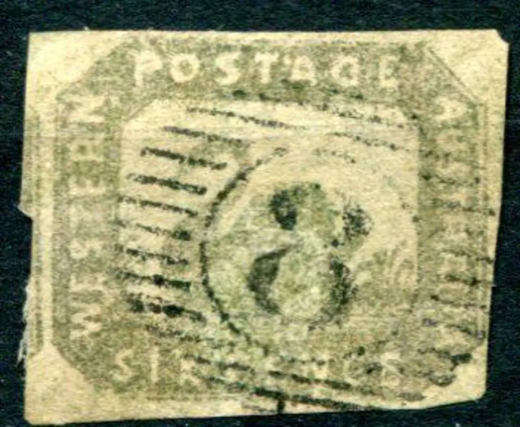 1857 6d grey-black with variable margins but do ... Image 1++