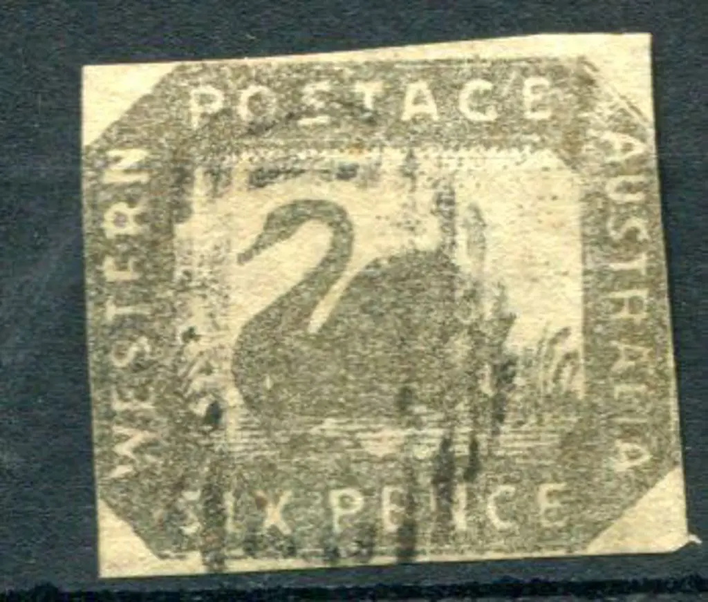 1857 6d grey-black with 4 close to touching ... Image 1++